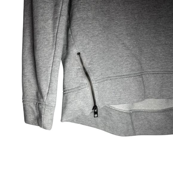 SOLD Athleta Cityscape Sweatshirt Zip Side Details Heathered Gray Size XS - Picture 3 of 8